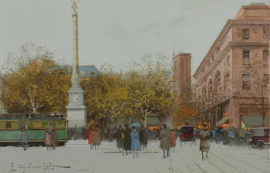 Párizs, La Place du Chatelet.